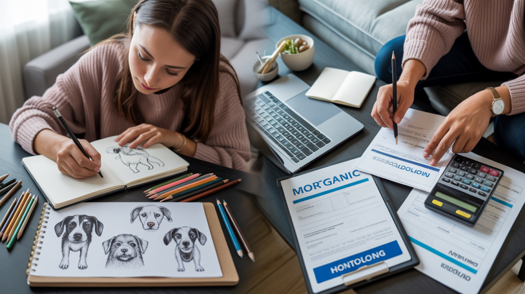 creatieve hobby en financiële zekerheid lifestyle
